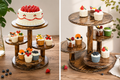 W00D0 Rustic Multi-Tier Wooden Display Stand – Premium Teak Wood & Gorjon Plywood Organizer