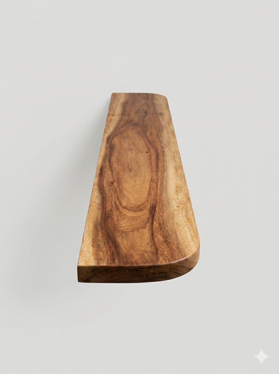 Premium Raintree Wood Floating Shelf