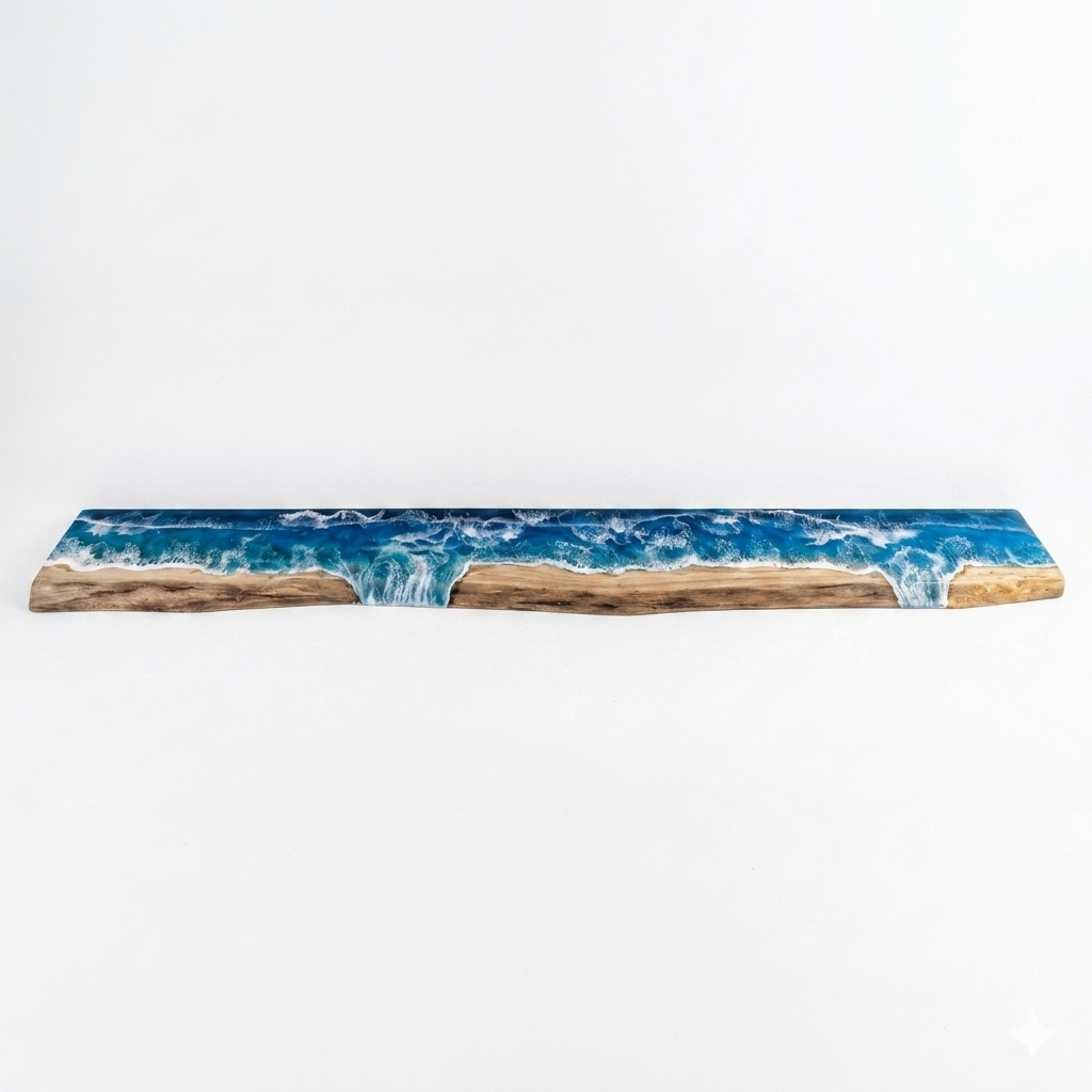 Ocean Theme Resin Floating shelves