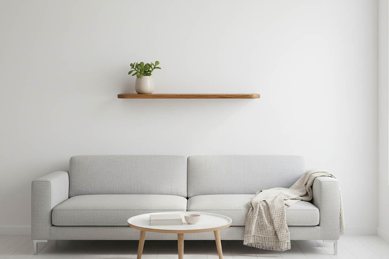 Premium Raintree Wood Floating Shelf
