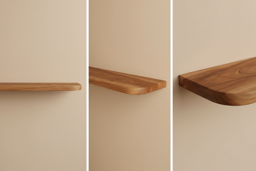 Premium Raintree Wood Floating Shelf