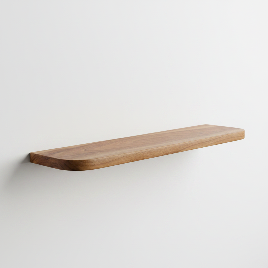 Premium Raintree Wood Floating Shelf