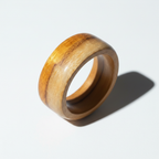 Wooden Ring 1 - White Background